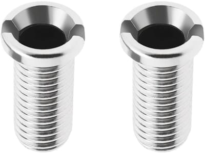 Dailygoods- Gootsteenzeef 2 Stuks - Afvoerzeef 25 mm - Roestvrij Staal - Schroef M12 - Duurzaam - Geschikt voor Keukenspoelmanden