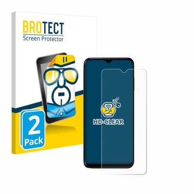 BROTECT - Screenprotector voor Nokia G60 5G - Folie Beschermfolie transparant 2 Stuks