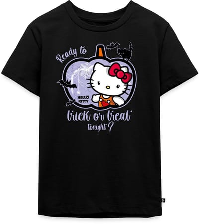 Hello Kitty Halloween Trick Of Treat Premium T Shirt Kinderen