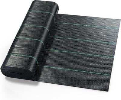 Anti worteldoek 3 x 10 meter extra sterk waterdoorlatend scheurvast tuindoek voor tuin border en oprit