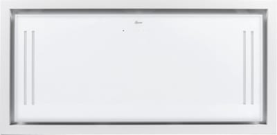 GURARI - plafondafzuigkap - afzuigkap - GCH C 343 90 WH PRIME+Koolfilter - afzuigkap 90cm - 90 cm - wit - glas - efficiënt - krachtig - 1000m³