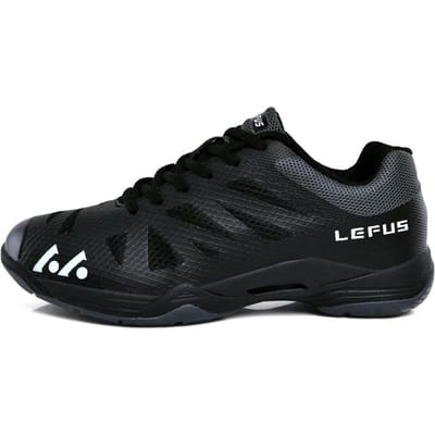 Nieuwe Badmintonschoenen Heren Dames Ademende Badmintonsneakers Lichte Tennisschoenen Antislip Tennissneakers 43 black