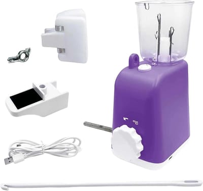 Elektrische Breimachine - I-cord Maker - Kralen en Koorden Maken - One-Touch Bediening - 6 x 10.5 x 15.5 cm