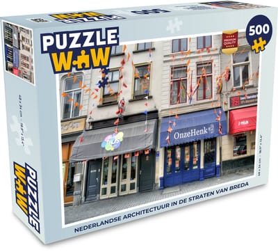 Puzzel Breda - Nederland - Architectuur - Legpuzzel - Puzzel 500 stukjes