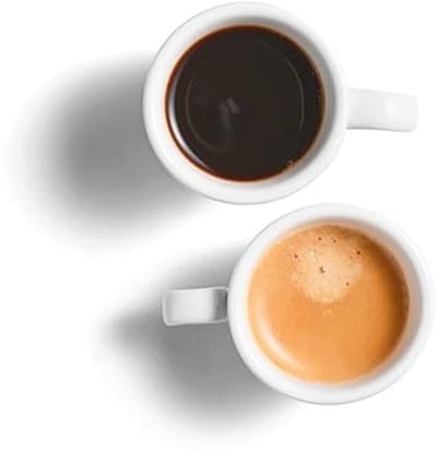 Set van 2 Zuiver Witte Keramische Espresso Mokken - Perfect voor Espresso