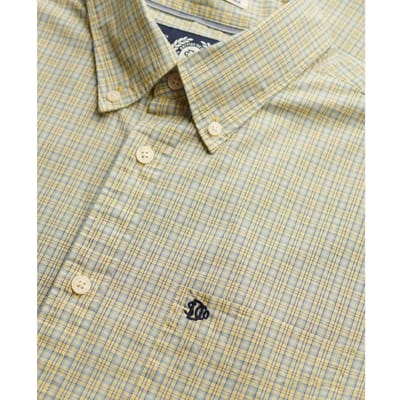 Superdry Preppy Poplin Overhemd Met Lange Mouwen Green Grootte: Xxl