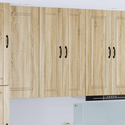 vidaXL - Wandkast - PORTO - Sonoma - Eik - 30 - x - 31 - x - 100 - cm - Bewerkt - hout