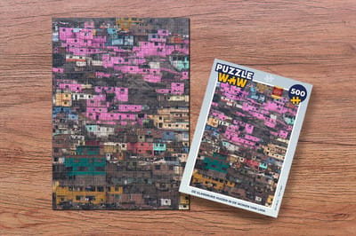 Puzzel De glansrijke huizen in de wijken van Lima - Legpuzzel - Puzzel 500 stukjes