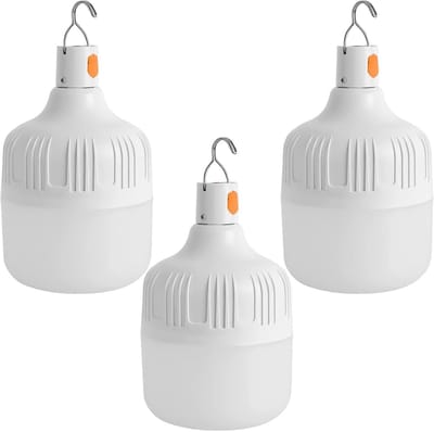 Thijox - 3 Stuks LED Campinglamp - USB Oplaadbare Campinglantaarn - Superheldere Tentlamp met 3 Helderheidsmodi - Draagbare Outdoor Lantaarn voor Kamp