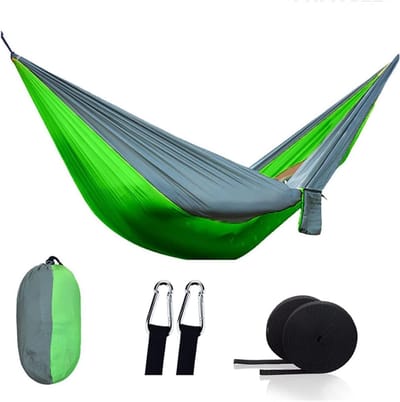 Hangmat Set - Kampeer Hangmat - Buiten Ontspannen - Lichtgewicht Draagbaar - 270 x 140 cm - Blauw