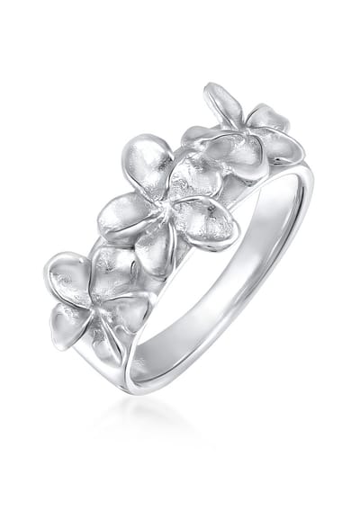Nenalina - Ring - Damenring Blume Floral Statement 925 Silber - Dames