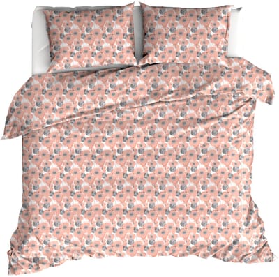Moodit Dekbedovertrek Odil Monica Blush - 200 x 200/220 + 2x 60 x 70 cm - Roze - Katoen