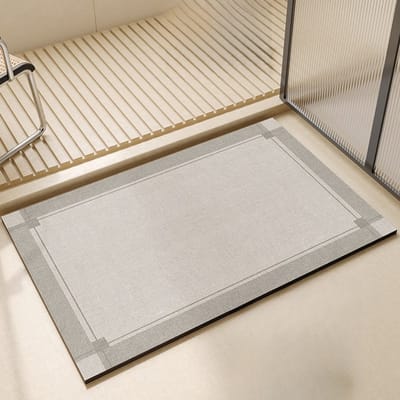 Vloermat, badkamer vloermat, 40x60 cm, anti-slip, dik, badkamer vloer tapijt, zachte absorberende badkamer vloermat, huis anti-slip sneldrogende vloermat, stijl 1