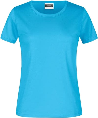 James And Nicholson Dames/dames Basic T-Shirt (Turquoise)