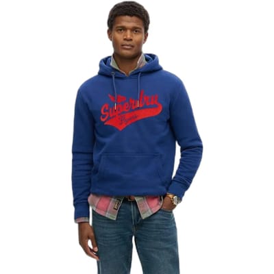 Superdry - Flyers Script hoodie - Heren - Hoodies