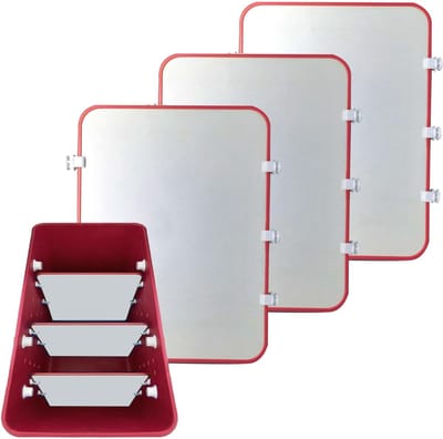 3-delige Divider Tray voor Strandtas, Organiseer en Verdeel Ruimte in je Tas, Geschikt voor Diverse Tasaccessoires, Afmetingen 30.3 x 22.8 x