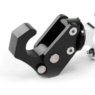 Opvouwbare haak met gesp, sterke lagers, aluminiumlegering, opvouwbare haak voor motorfiets, scooter, fiets, goudkleurig