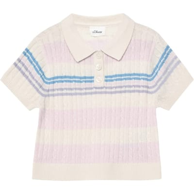 s.Oliver Polo Offwhite Maat: 92/98 | Truien Outlet | Unisex | Blauw