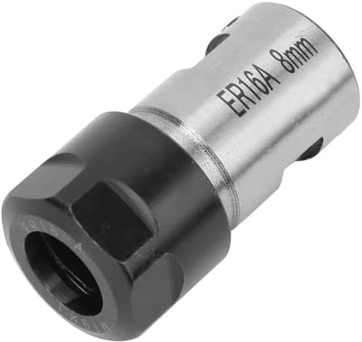 Allecto - Mandrin Adapter - 8mm - Diepe Gatbewerking - Geschikt voor