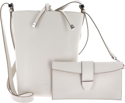GIANNI CHIARINI Schoudertas Amelia Hobo Bag Marble Crème