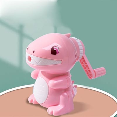 Handzwengel Schattige Dinosaurus Mechanische Puntenslijper Gaat Automatisch Lood In Creatieve Cartoon Kantoorbenodigdheden Schoolbenodigdheden roze