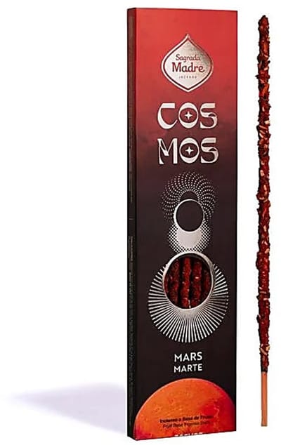 Sagrada Madre wierook - cosmos - planeet mars - palo santo - rode vruchten - wierookstokjes - 1 doosje