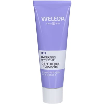 WELEDA Iris Hydraterende Dagcrème - Iris Extract - Normale Tot Droge Huid - Reguleert Vochtbalans & Bevordert Zelfregulerende Eigenschappen Van De Huid - Beschermt Huid Tegen Invloeden Van Buitenaf - 100% Natuurlijke Ingrediënten - 30ml