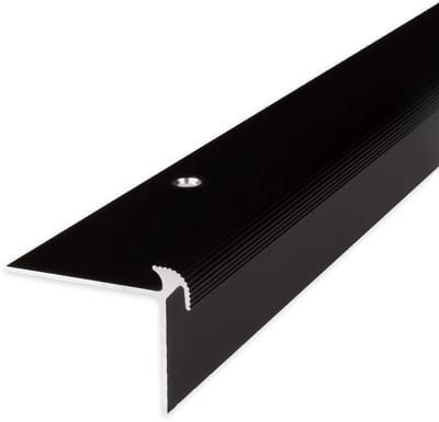 Trapneus Profiel Geanodiseerd Aluminium Donker Brons 40x30mm Lengte 100cm Geboord