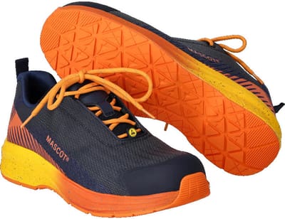 Mascot Footwear Customized Veiligheidsschoenen laag F1600-909 - donkermarine/helder oranje - 38