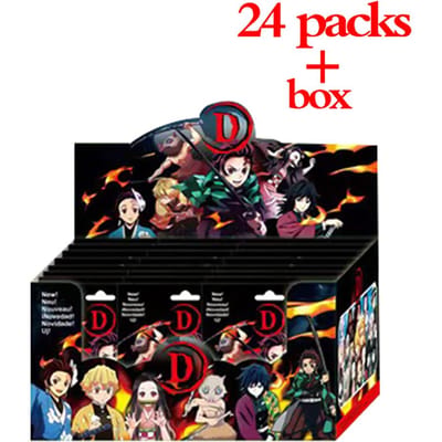 2-24 stuks Anime Demon Slayer figuren Mystery Box Blind Box Speelgoed Cadeaus PVC model Volwassenen Decoratief Kinderen verjaardag Kerstcadeaus