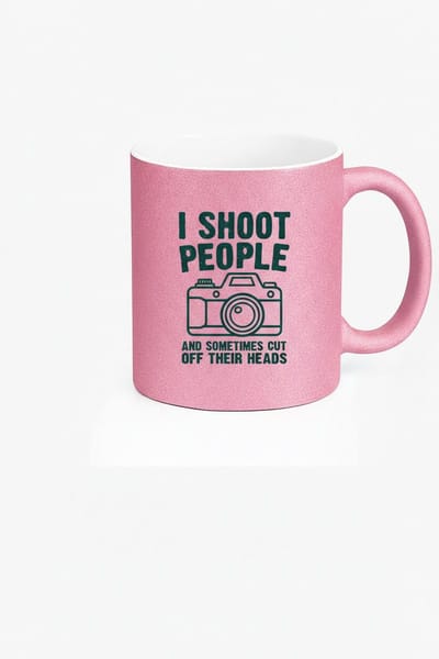 I Shoot People Funny Fotografie Mok - Cadeau voor Fotografen