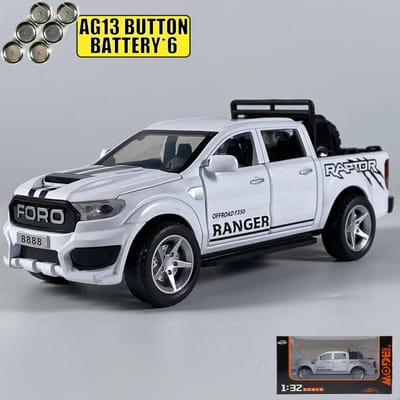 1:32 Ford Ranger Raptor Stijl Off Road Pick-up F350 Livery Editie Legering Spuitgietmodel Auto Bureau Display Verzamelaar Ornaments