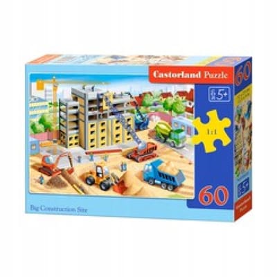 Castorland Bouwplaats 60-delige Puzzel voor Kinderen