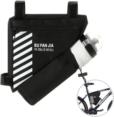 Dailygoody - Driehoekige fietstas - Waterdichte driehoekstas - Veilig en comfortabel - Zwart - Opslag voor gereedschap - Geschikt voor fietsers - Voor