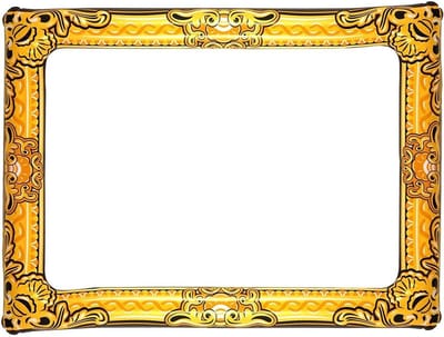 Opblaasbaar Fotoframe 60x80 cm - Voor Feestjes en Evenementen