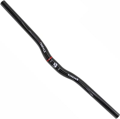 Fiets Stuur - MTB Stuur - Fietsen - Carbon Fiber Materiaal - 580mm Breed - Zwart Glanzend