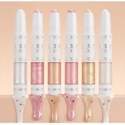 HANDAIYAN - 2 In 1 Liquid Highlight & Highlight Stick - 6 Shades 06# Champagne Pearl - 7.6g