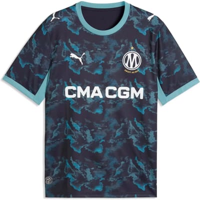 PUMA Olympique Marseille 2026/27 Away Shirt - Blauw- Heren, Blauw XXL