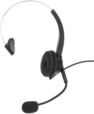 Dailygoody - RJ9-telefoonheadsets - Bedrade headset - Ruisonderdrukking - Voor callcenter - Klantenservice - Volumeregeling - Ideaal voor kantoor
