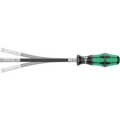 Wera 393 S 05028161001 Bits-handhouder 393 S extra slim met flexibele schacht