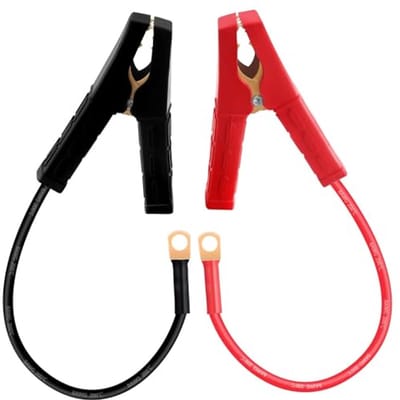 Krokodillenklem voor Auto, 8 AWG, Draagbare Jump Starter Kabel, 12V 24V, Accukabel