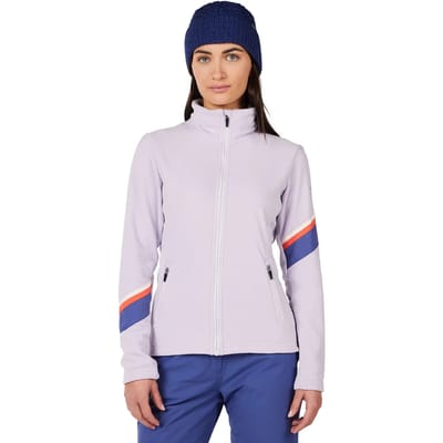 Rossignol Strawpile Fleece Met Volledige Rits Paars XS Vrouw