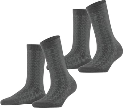 Esprit Sokken Pepita Pattern 2-Pack