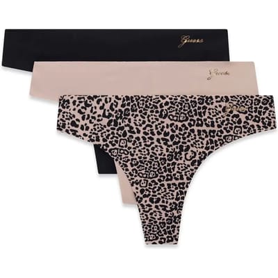Dames string Guess Raw Cut (x3)