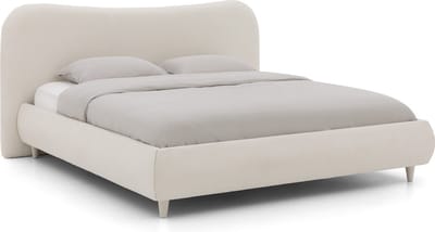 Goossens Bedframe Pecaro, 180 x 200 cm Stof Alpine ivory 101