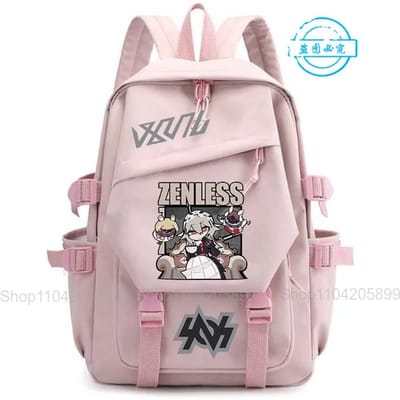 Zenless Zone Zero Rugzak Anime Game Meisjes Jongens Mochila Student Schooltassen Cartoon Reizen Rucksack Vakantiecadeau 16 inches