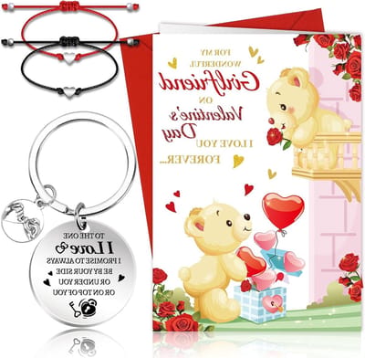 Allecto Plus - Valentijnsdaggeschenken voor vriend of vriendin - armband, wenskaart en meer voor verjaardag en jubileum