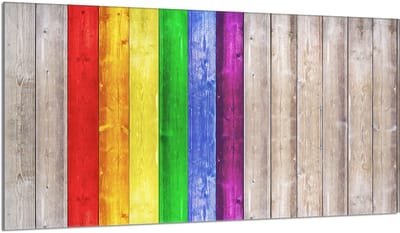 TMK ArtDeko Serie - Glazen Beschermplaat - 90x52 cm - Veelkleurig - Veilig