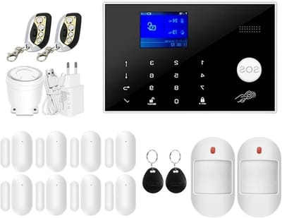 Alarmsysteem Host - Beveiligingssysteem Huis - Huis Beveiligen - Wifi GSM Connectiviteit - 25 x 15 x 15 cm - Zwart