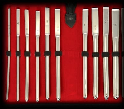 Dilator Set in Luxe Etui - 10 stuks - 5-14 mm - RVS